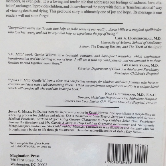 childrens book,“gentle Willow.” OOP Spiritual Rare HB watercolors/NWOT SALE! - Picture 4 of 5